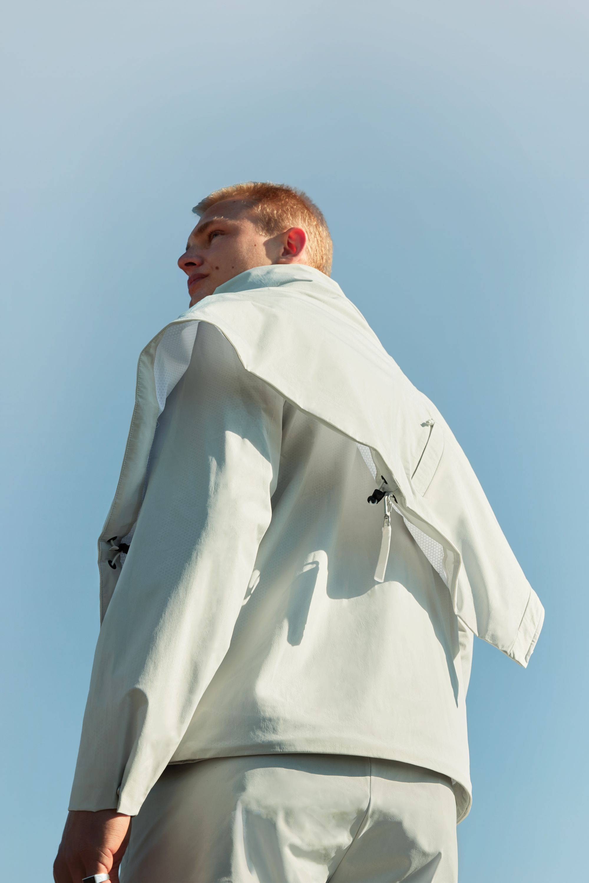 Man wearing styles from BLÆST's Sorona Capsule collection