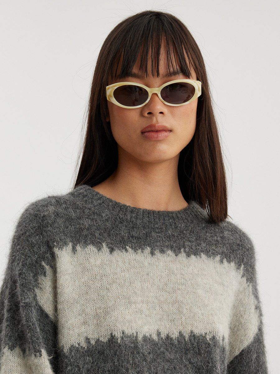 Liza Stripe Knit Sweater