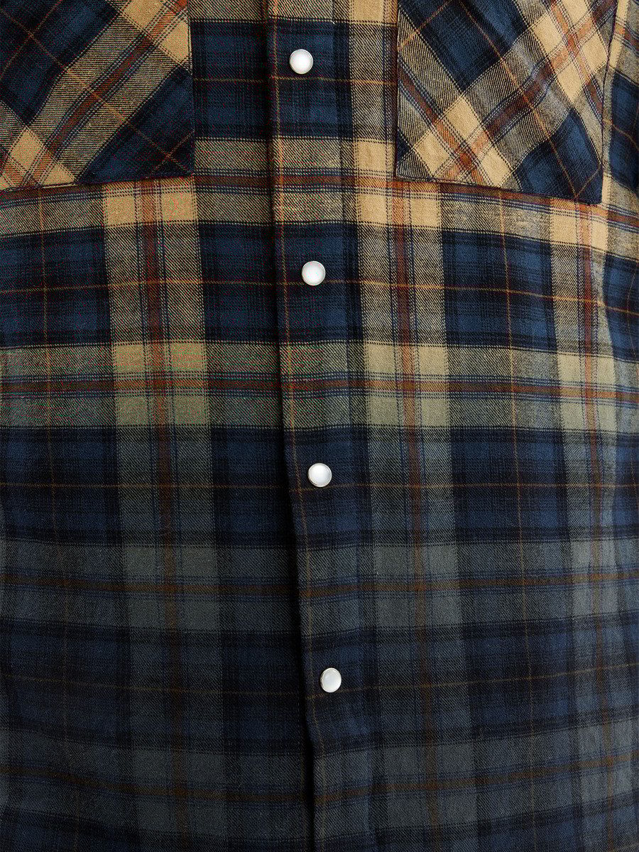 Clip Dye Check Shirt