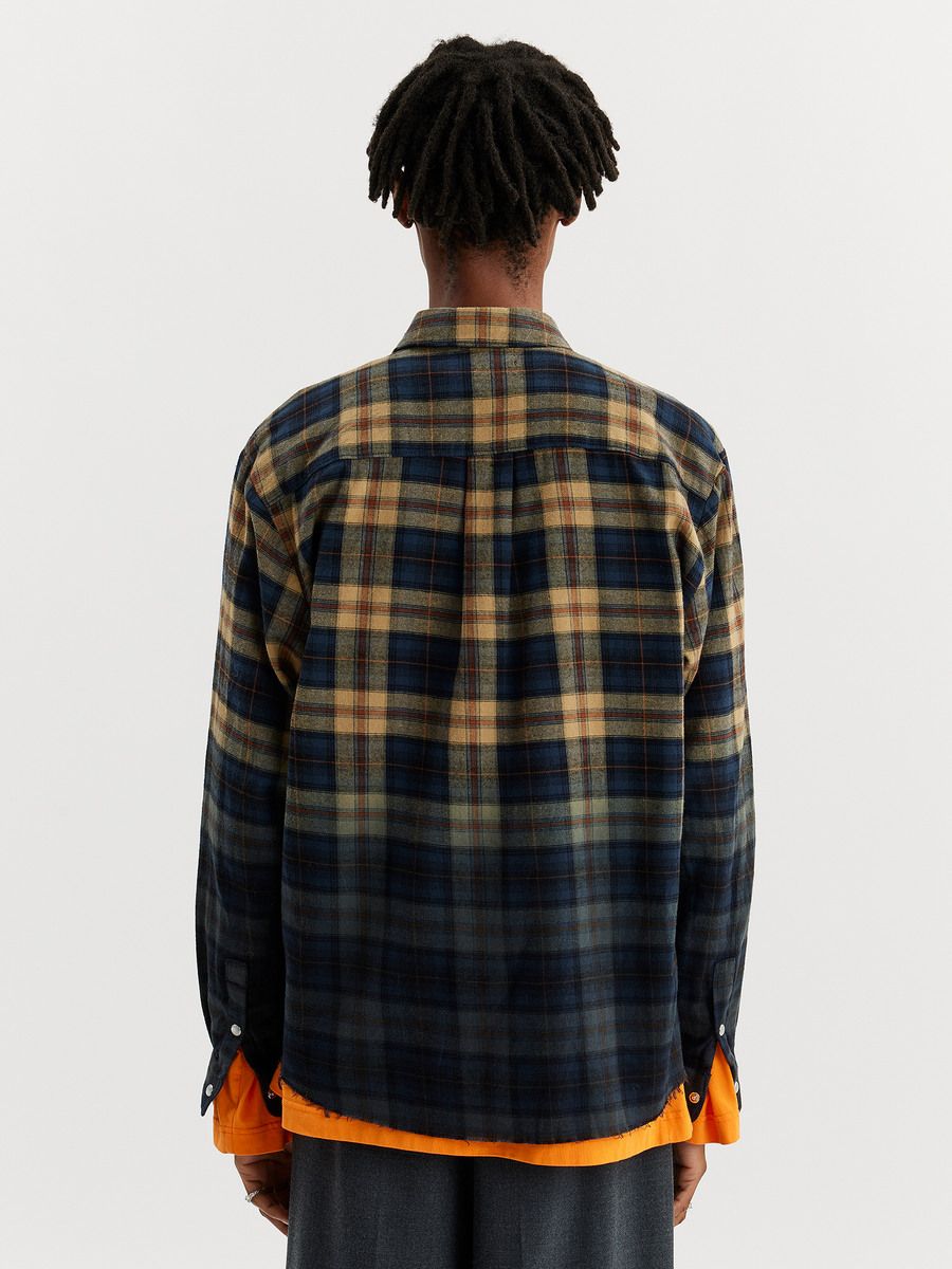 Clip Dye Check Shirt