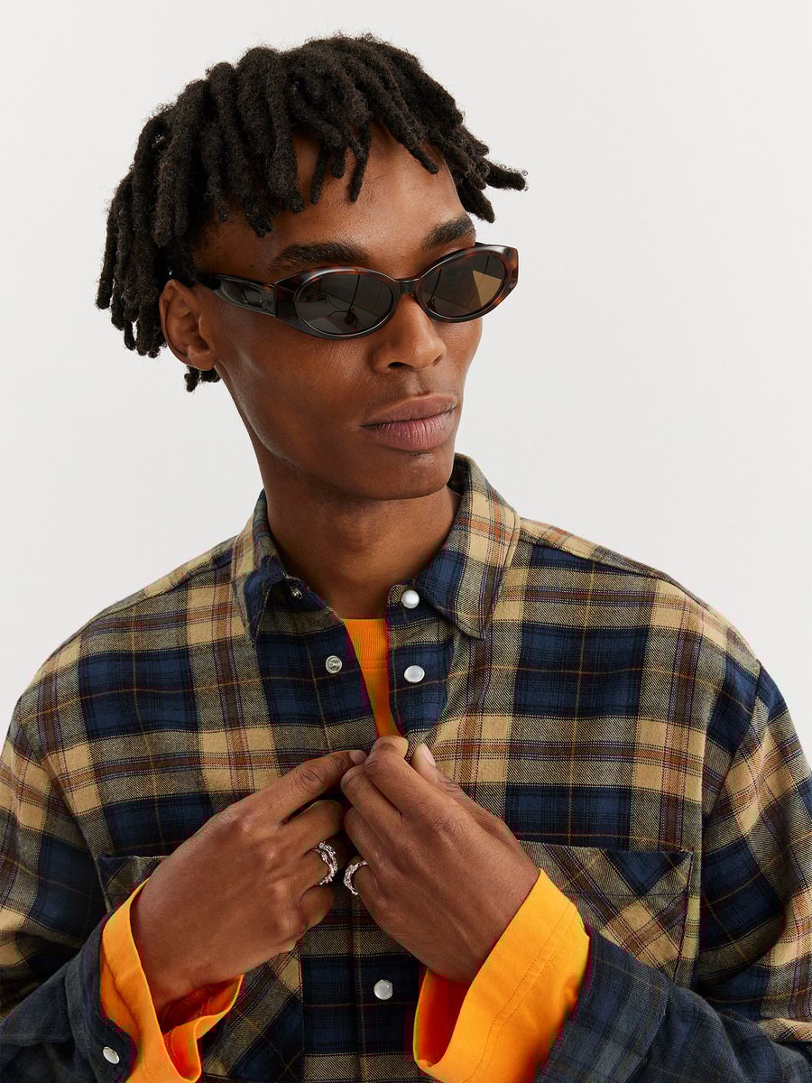 Clip Dye Check Shirt