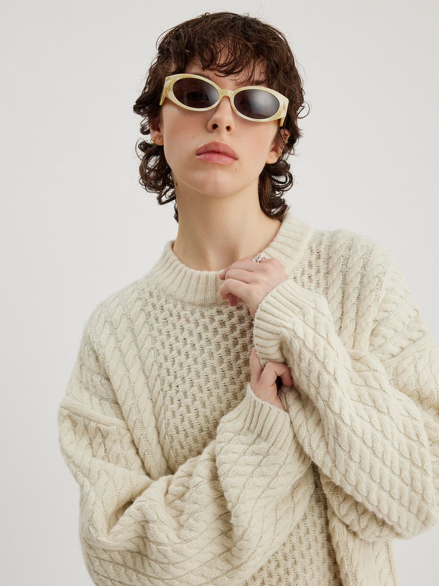 Deja Cable Knit Sweater