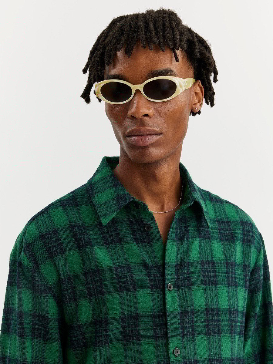 Elja Green Check Shirt
