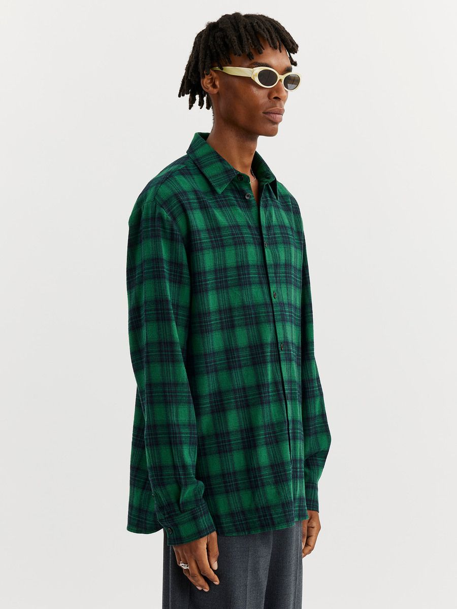 Elja Green Check Shirt