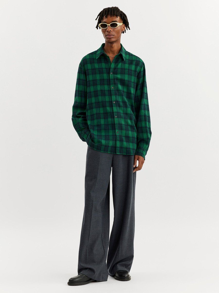 Elja Green Check Shirt