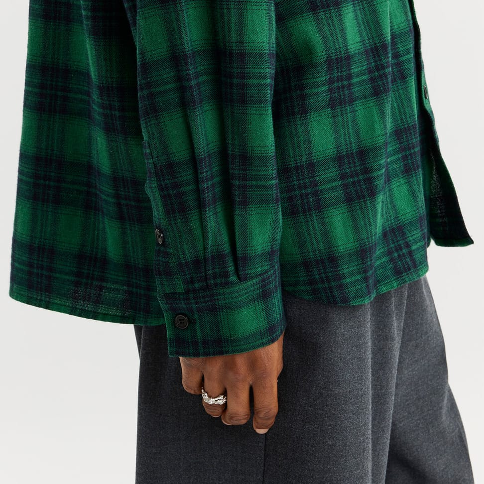 Elja Green Check Shirt