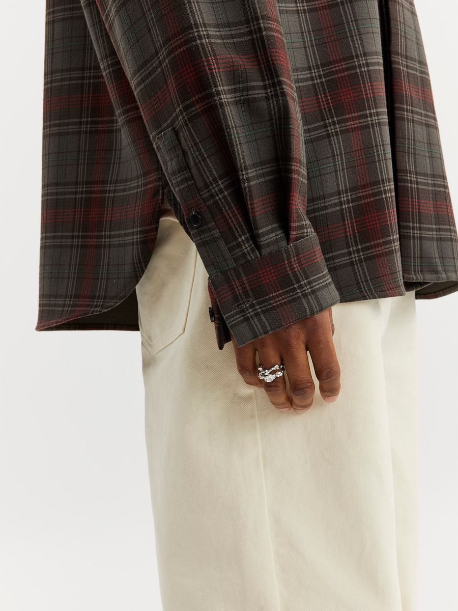 Elja Grey Check Shirt