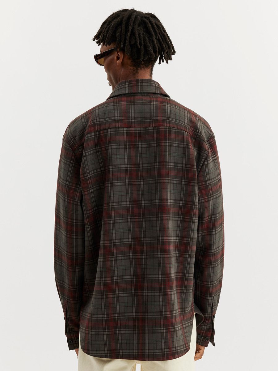 Elja Grey Check Shirt
