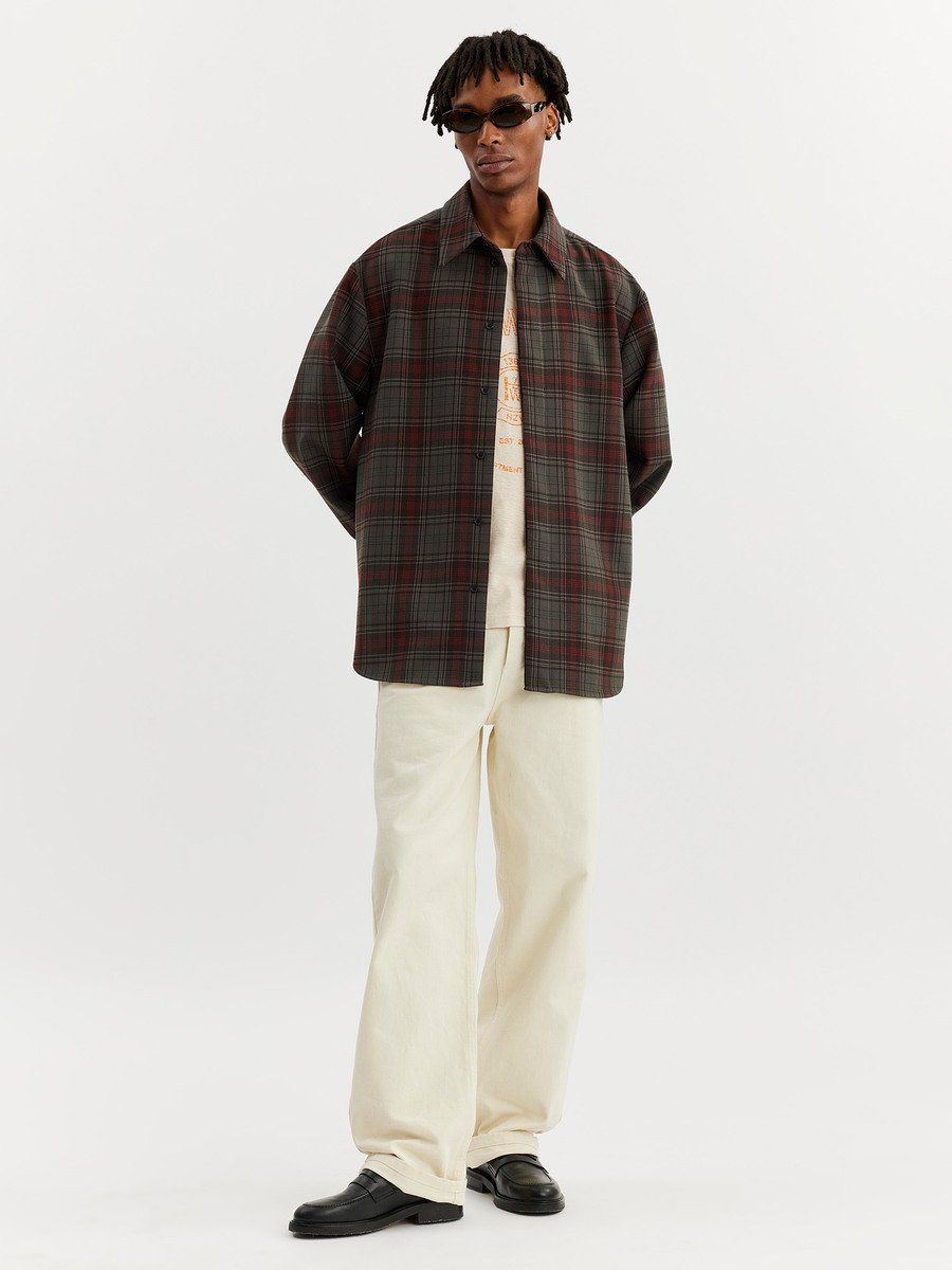 Elja Grey Check Shirt
