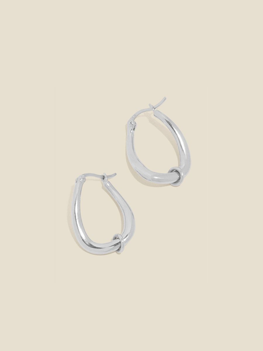 Betti Silver Hoops