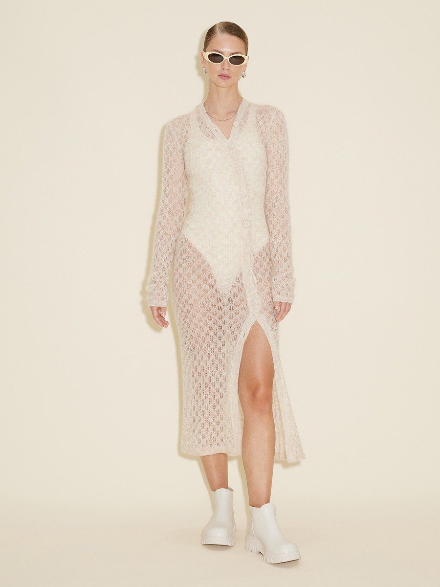 Coral Knit Dress