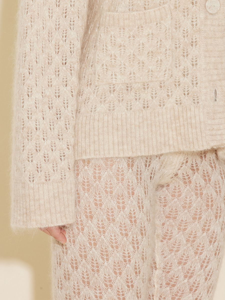 Tired Coral Cardigan