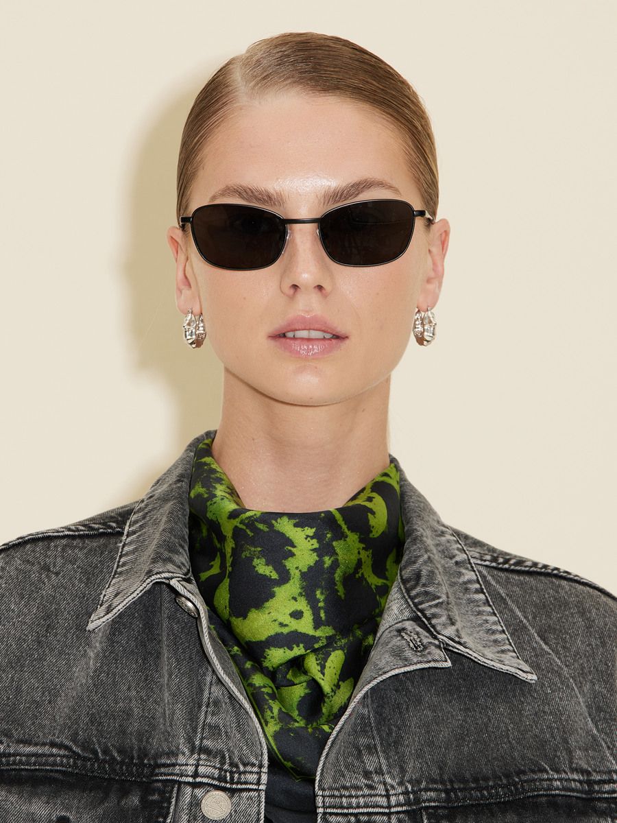 Silk Twill FS Green Floral