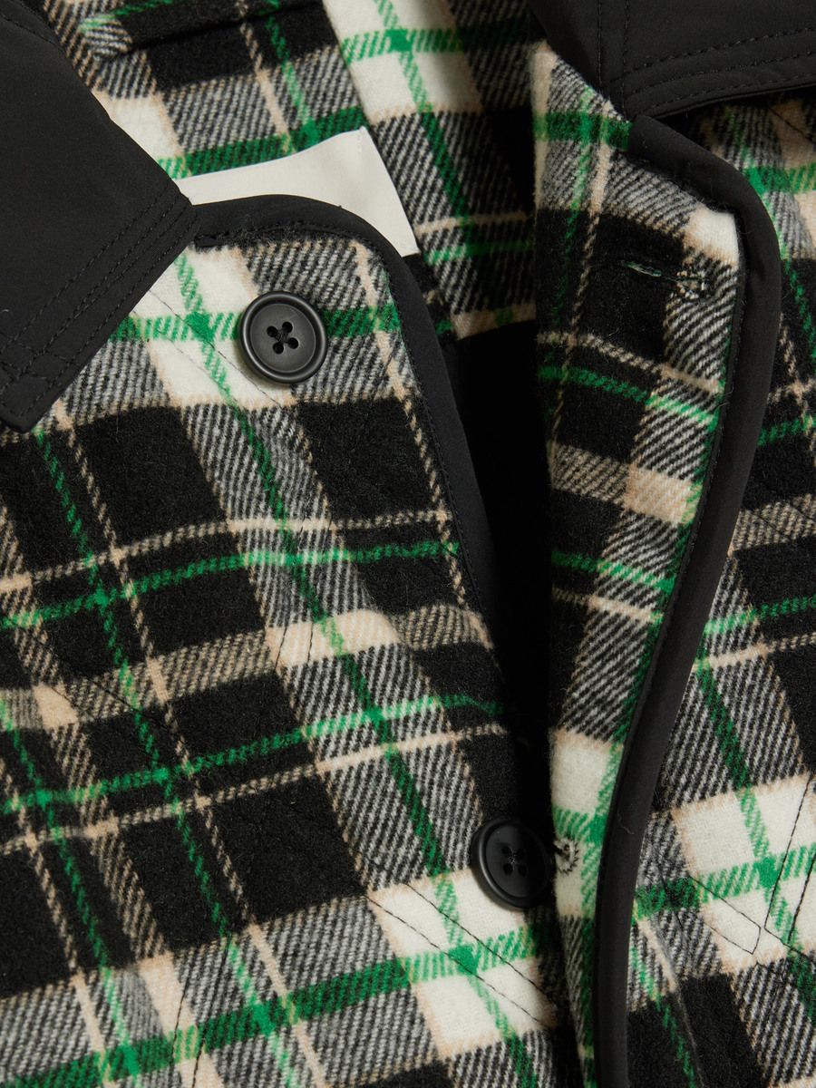 Gomezi Check Combat Jacket
