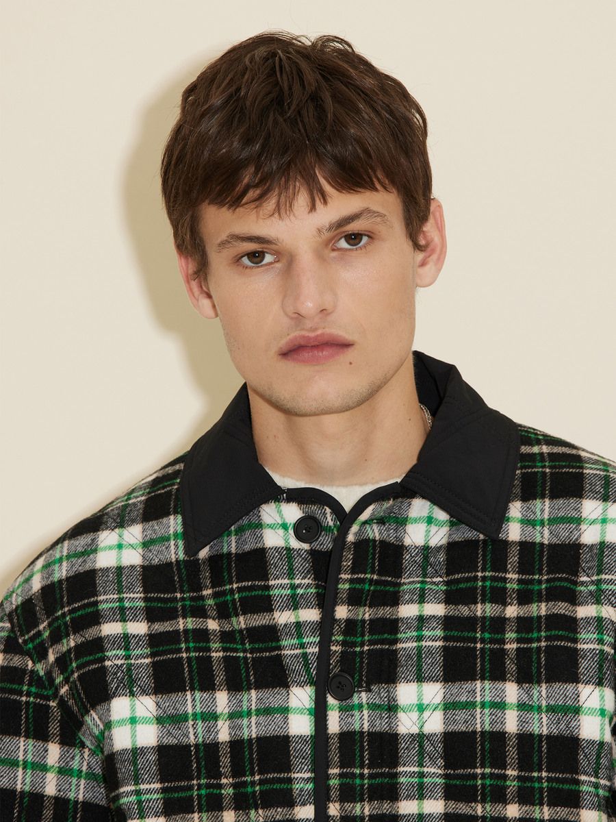 Gomezi Check Combat Jacket