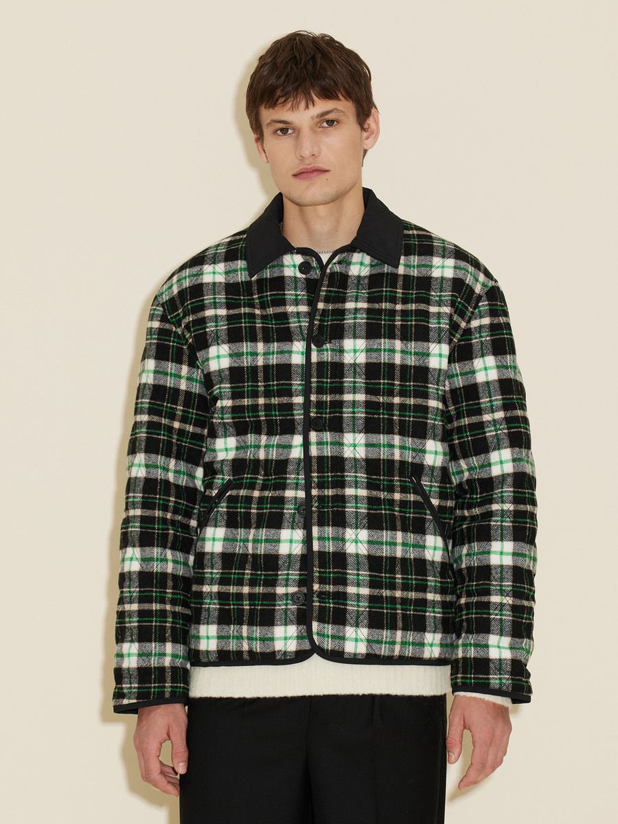 Gomezi Check Combat Jacket