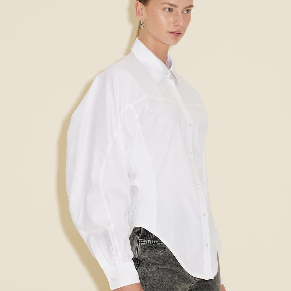Cyra Ribbed Side Shirt