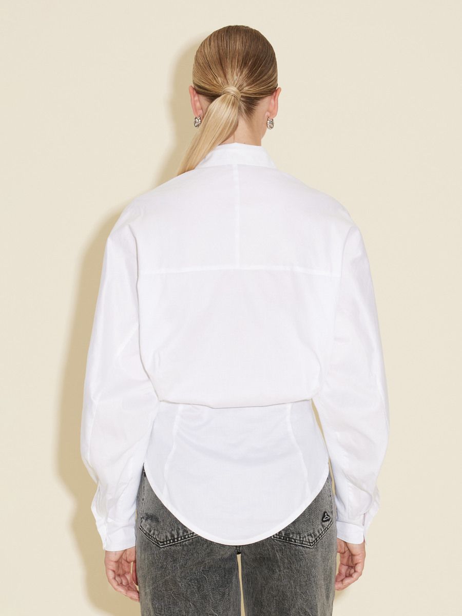 Cyra Ribbed Side Shirt