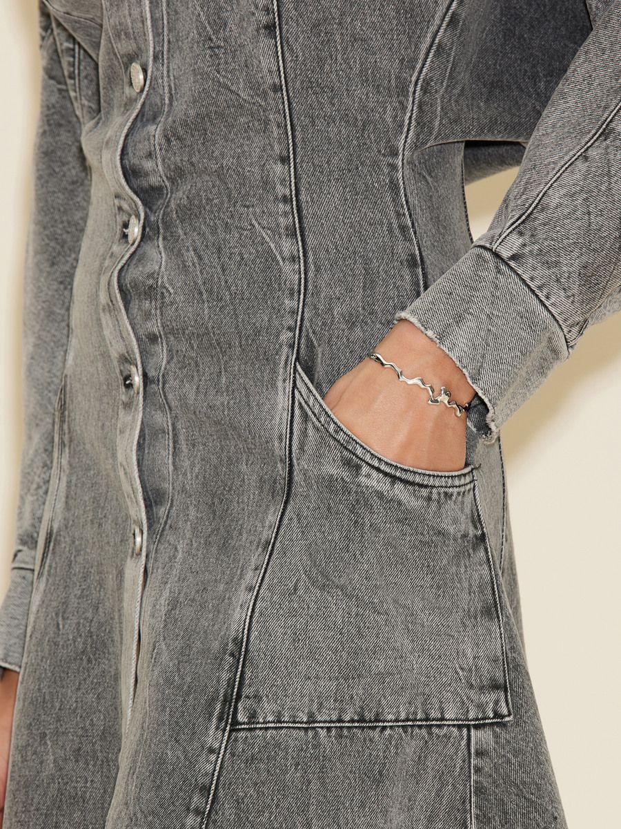 Sousha Denim Long Coat