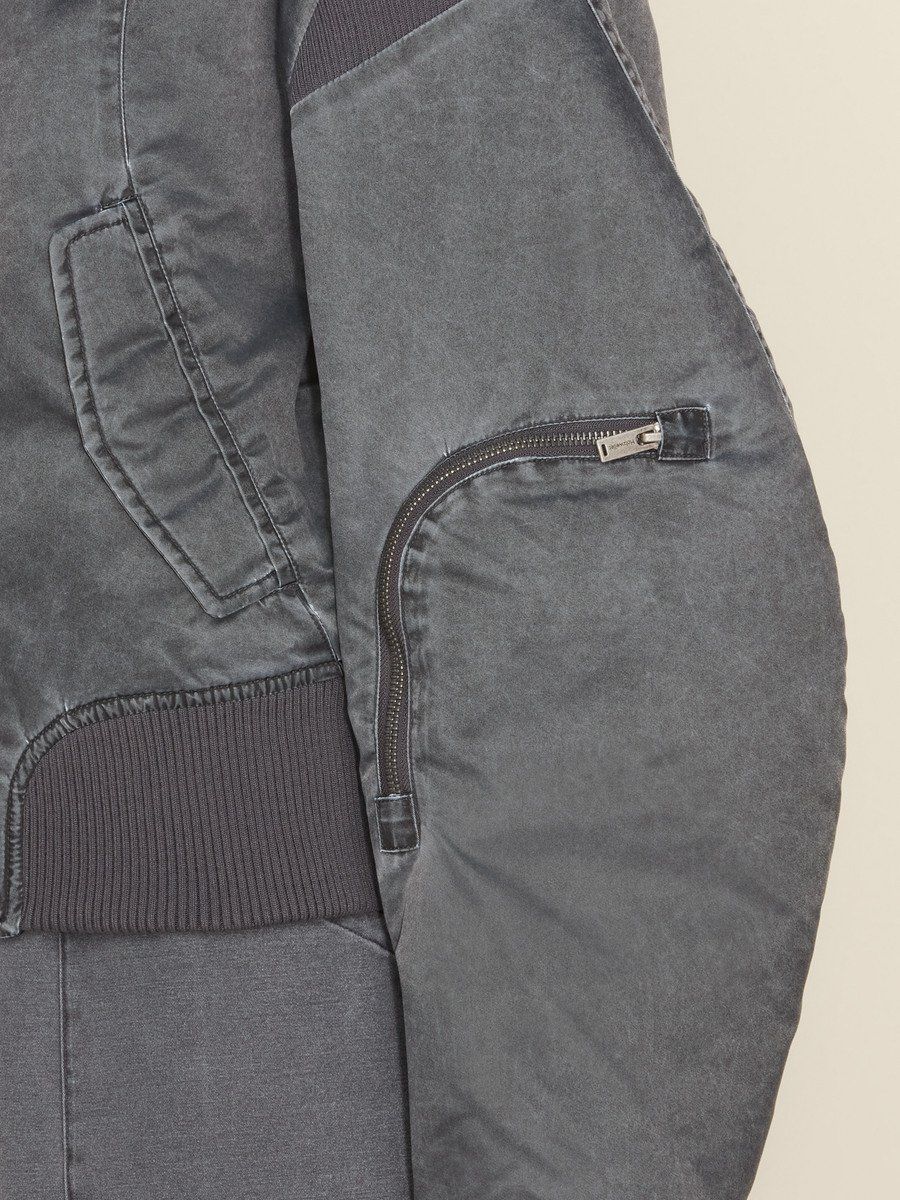 Reb Cropped Bomber Jacket