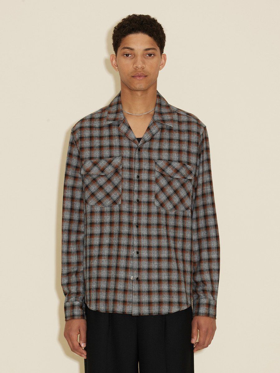 Elja Camp Collar Check Shirt