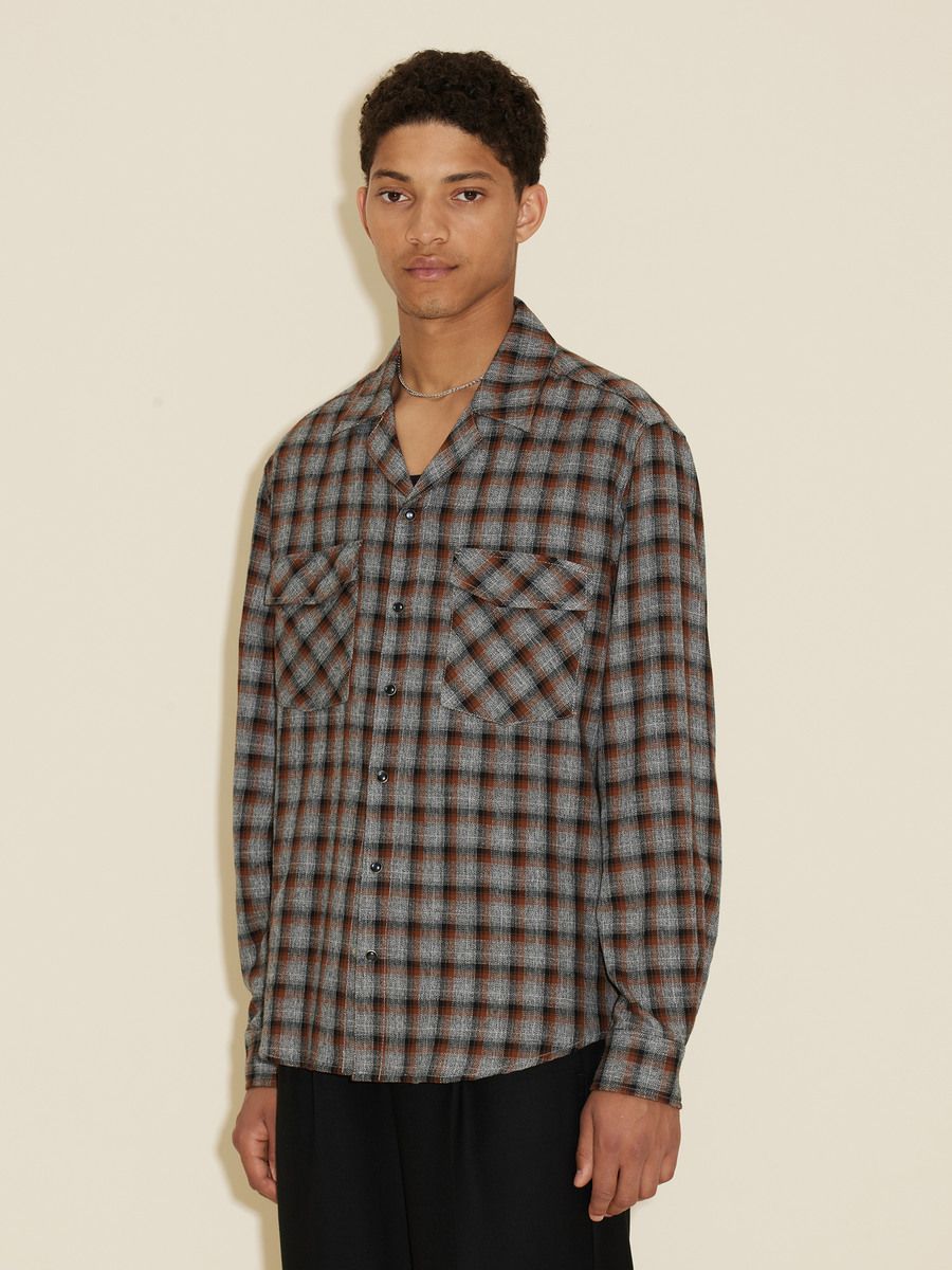 Elja Camp Collar Check Shirt