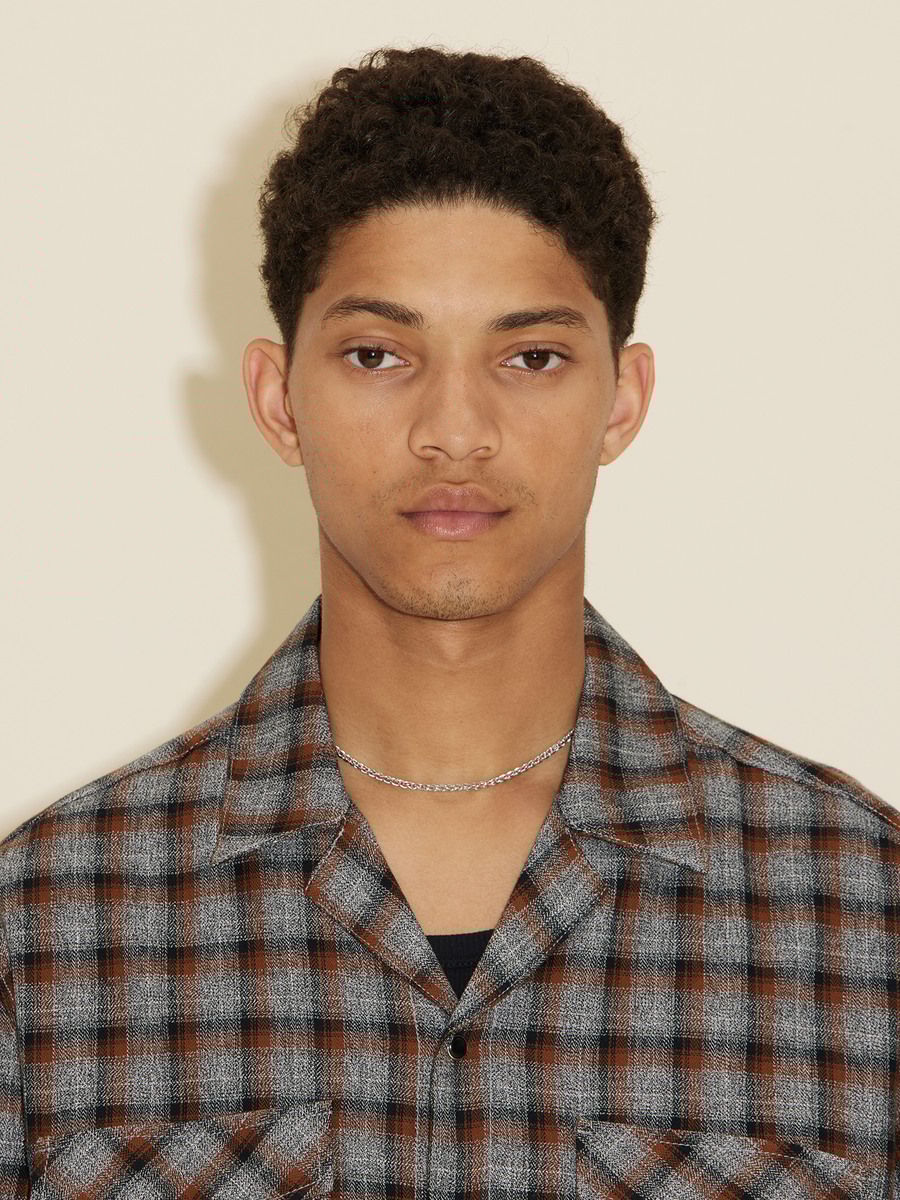 Elja Camp Collar Check Shirt