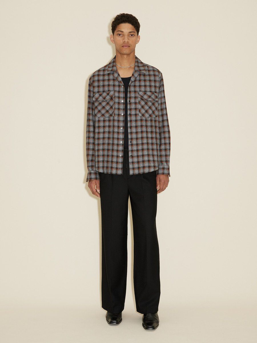 Elja Camp Collar Check Shirt