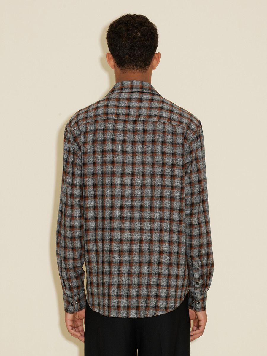 Elja Camp Collar Check Shirt