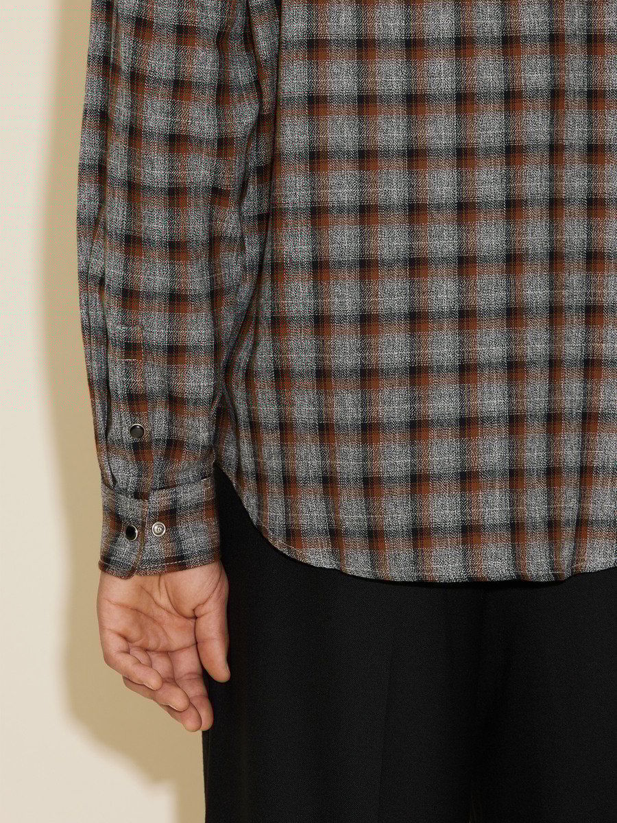 Elja Camp Collar Check Shirt