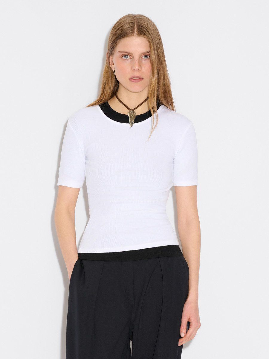 Fitted Rib Tee