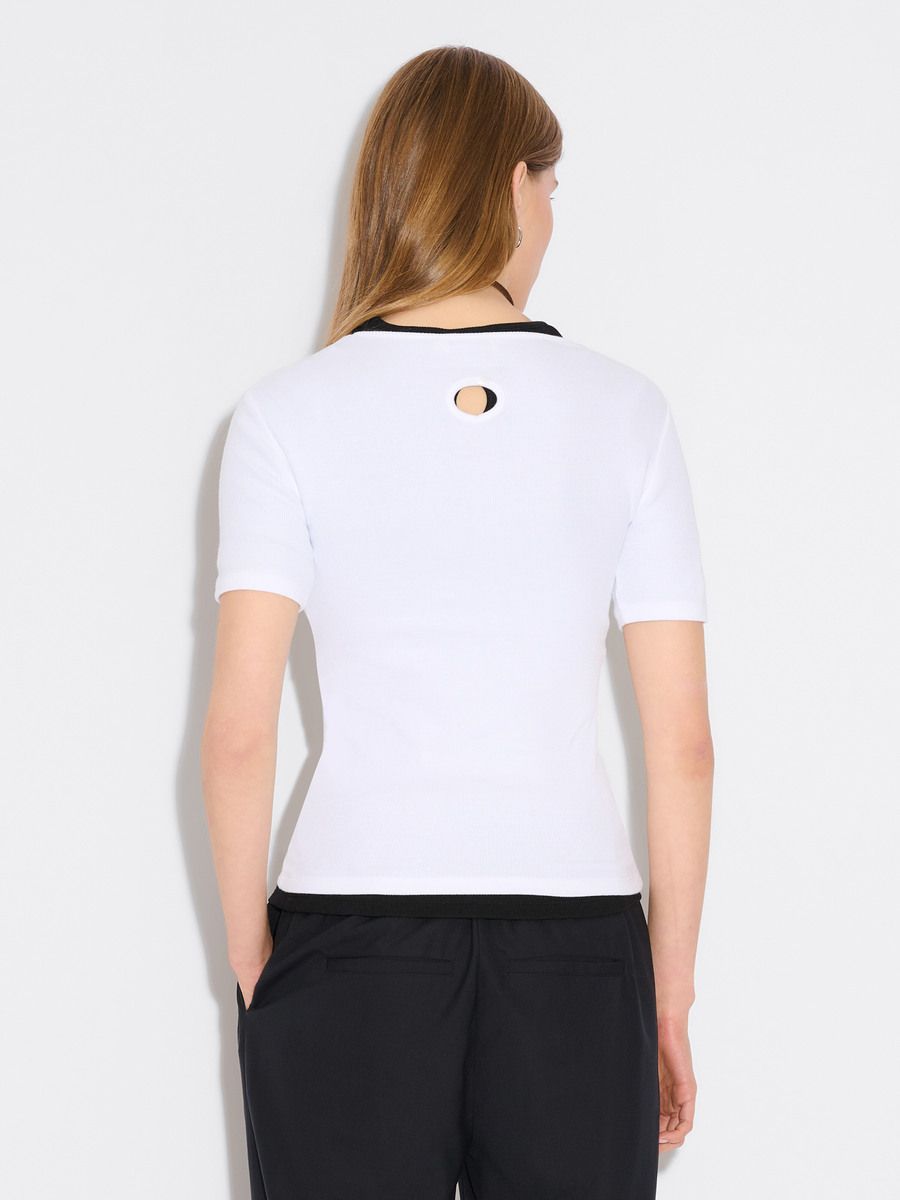 Fitted Rib Tee