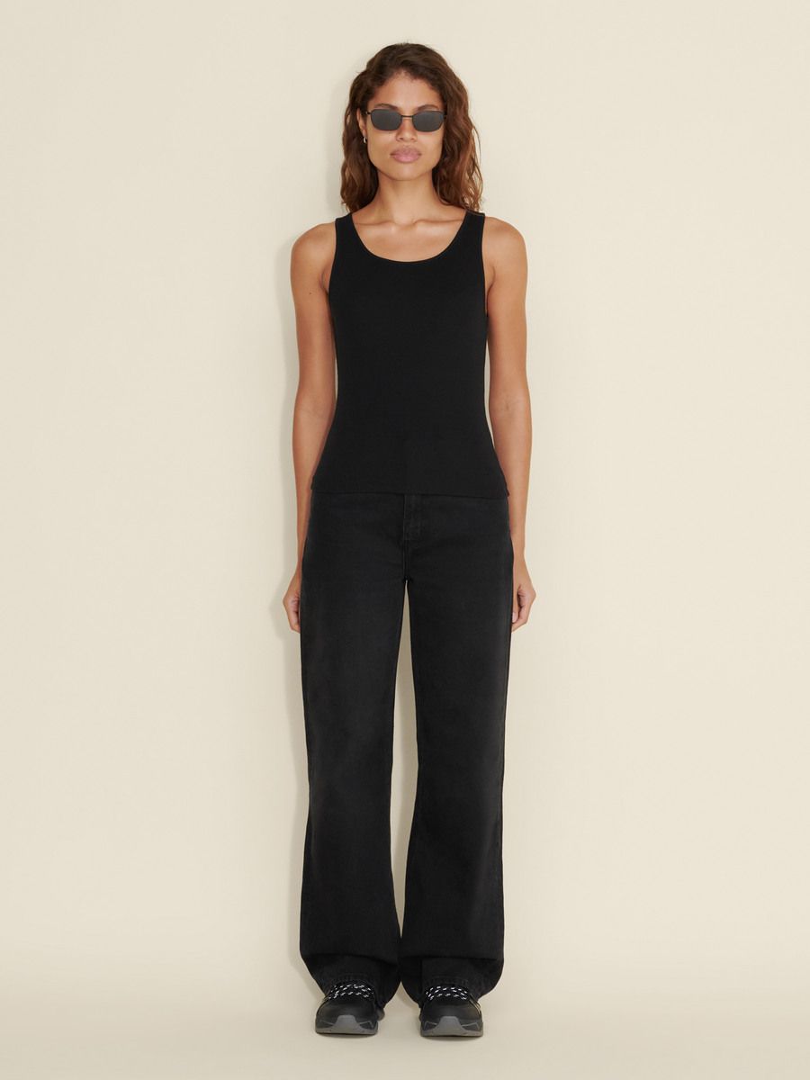 Fitted Rib Singlet