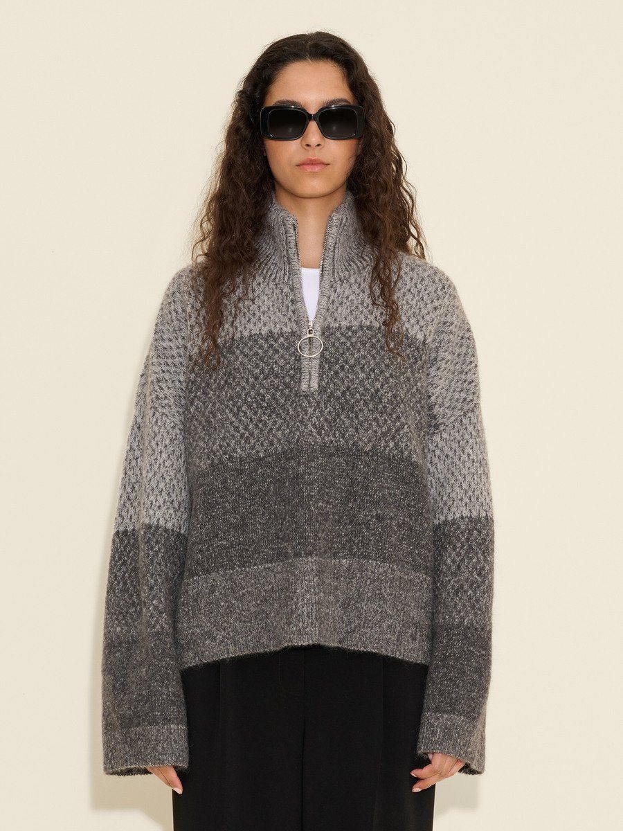 Tine Knit Half Zip