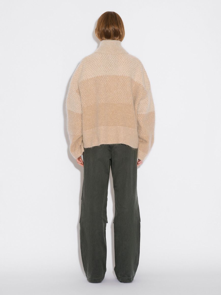Tine Knit Half Zip