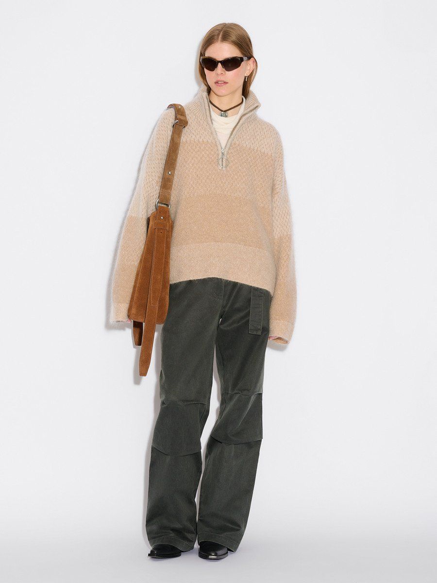 Tine Knit Half Zip