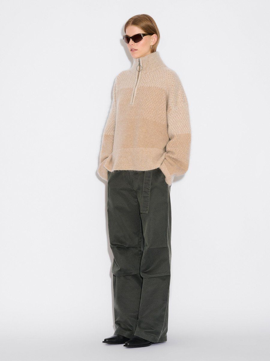 Tine Knit Half Zip