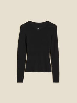 Merino Rib Chain Detail Sweater
