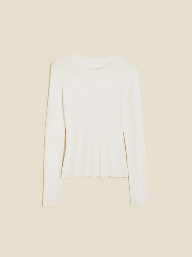 Merino Long Rib Sweater main image 0