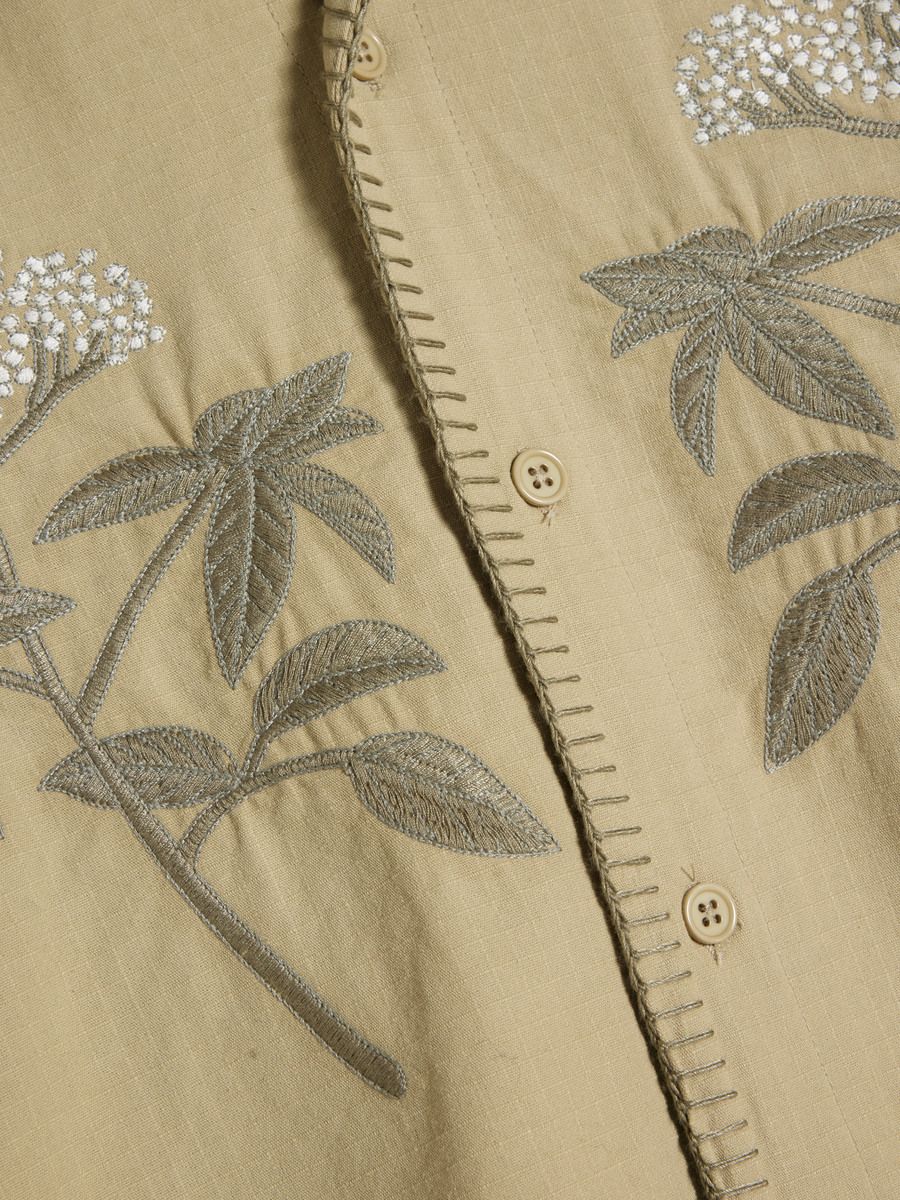 Pier Ripstop Embroidery Shirt