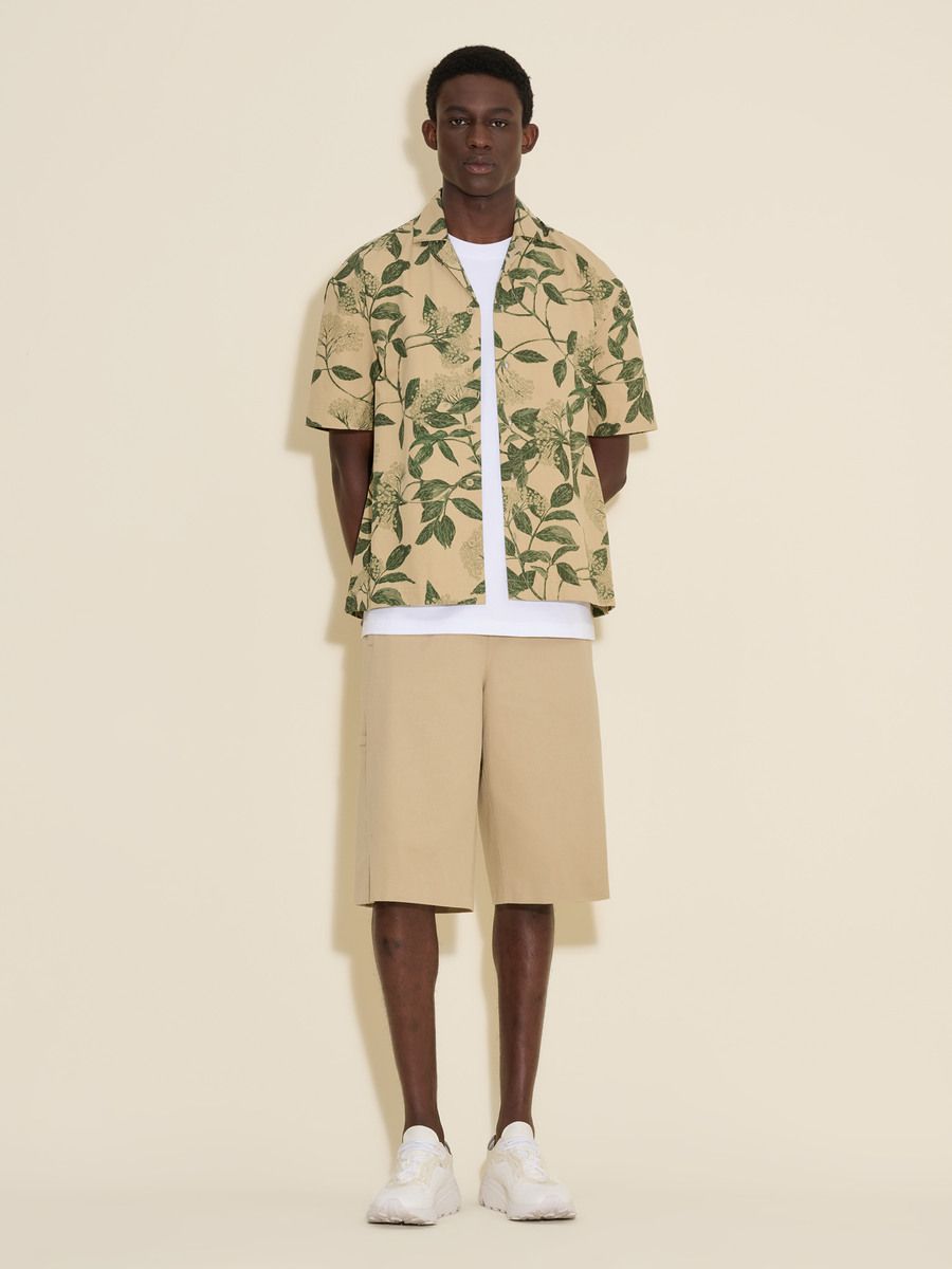 Pier Ripstop Flower Print Shirt
