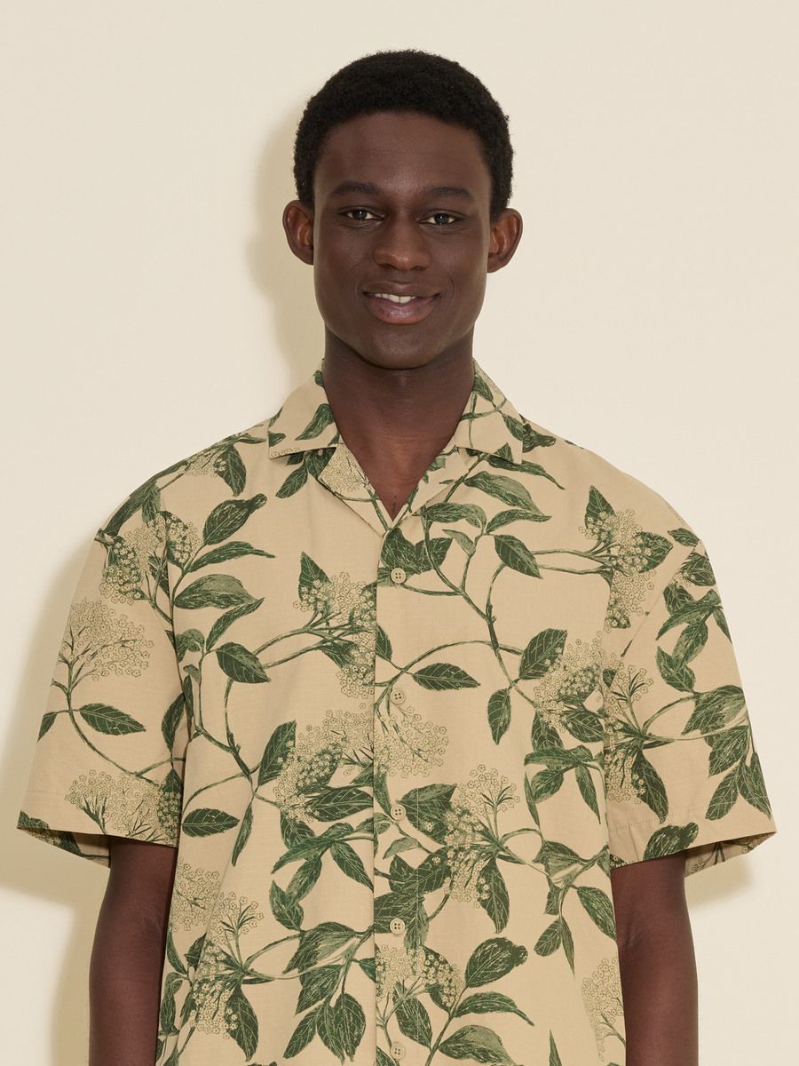 Pier Ripstop Flower Print Shirt