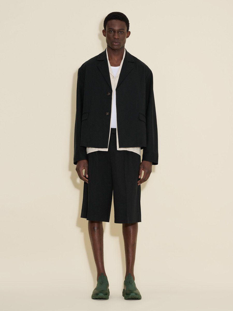 Lino Pleat Shorts