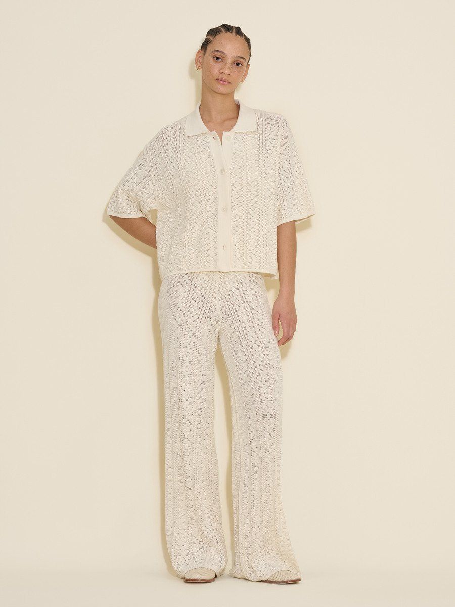 Loch Crochet Knit Shirt