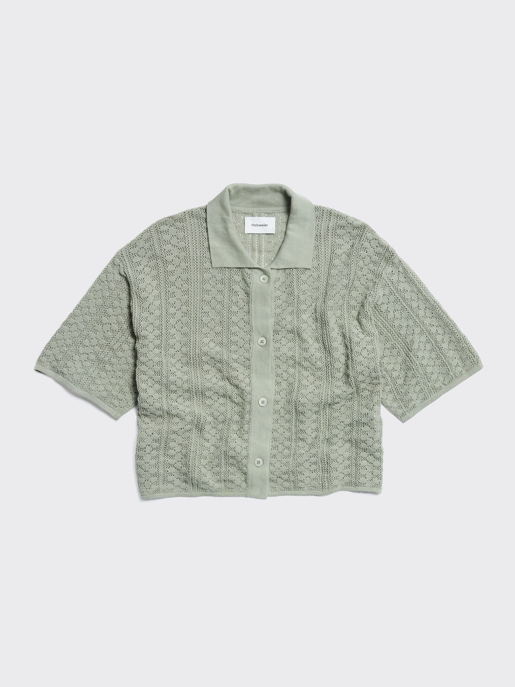 Loch Crochet Knit Shirt
