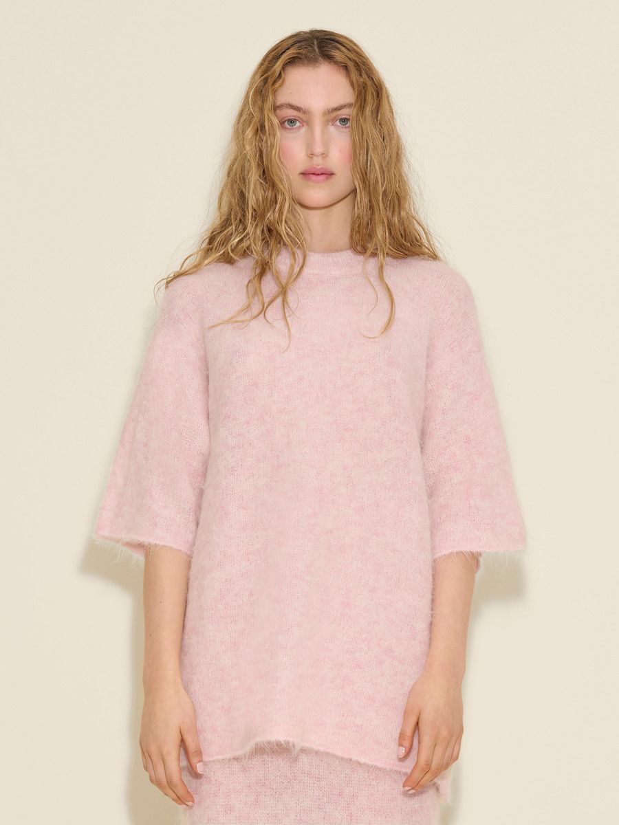 Fluffy Knit Tee