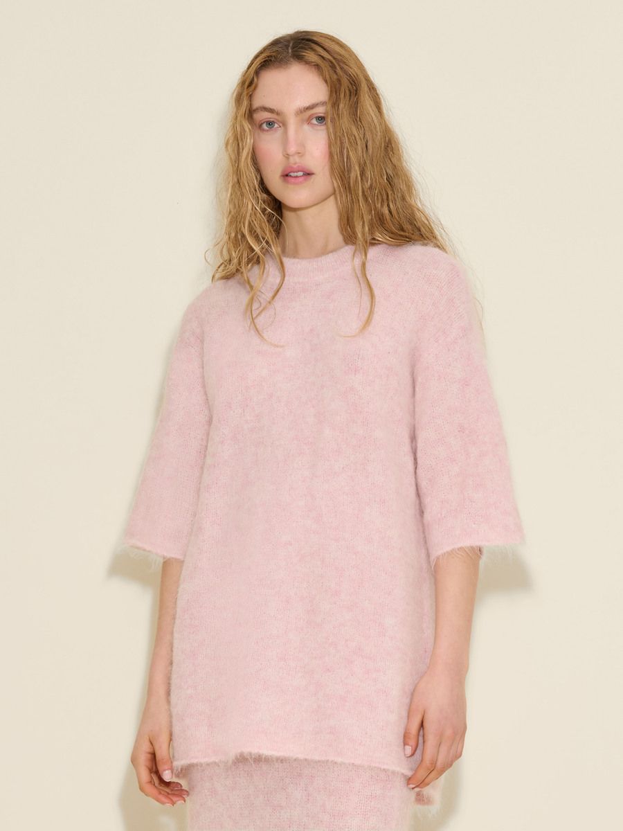 Fluffy Knit Tee