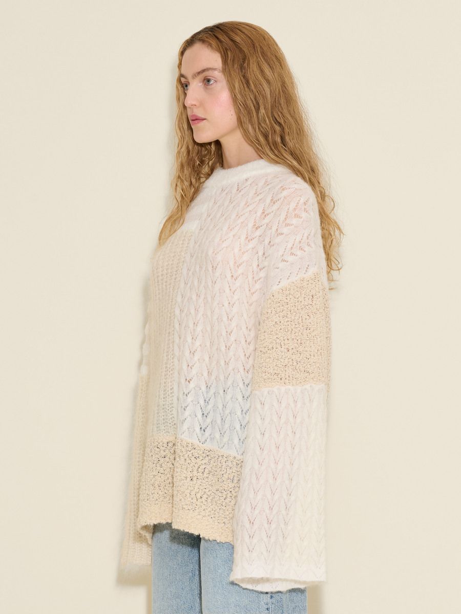 W. Turf Patchwork Sweater