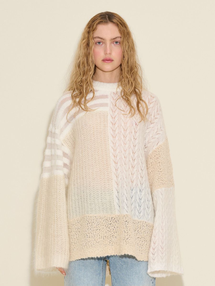 W. Turf Patchwork Sweater