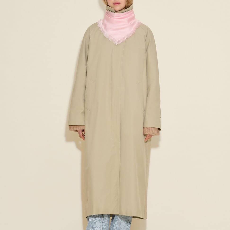 Silk Twill Fine Scarf Solid